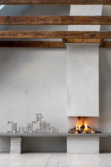 STOFF Nagel BMF -kynttilänjalka 3-pakkaus - Kromi - STOFF Nagel