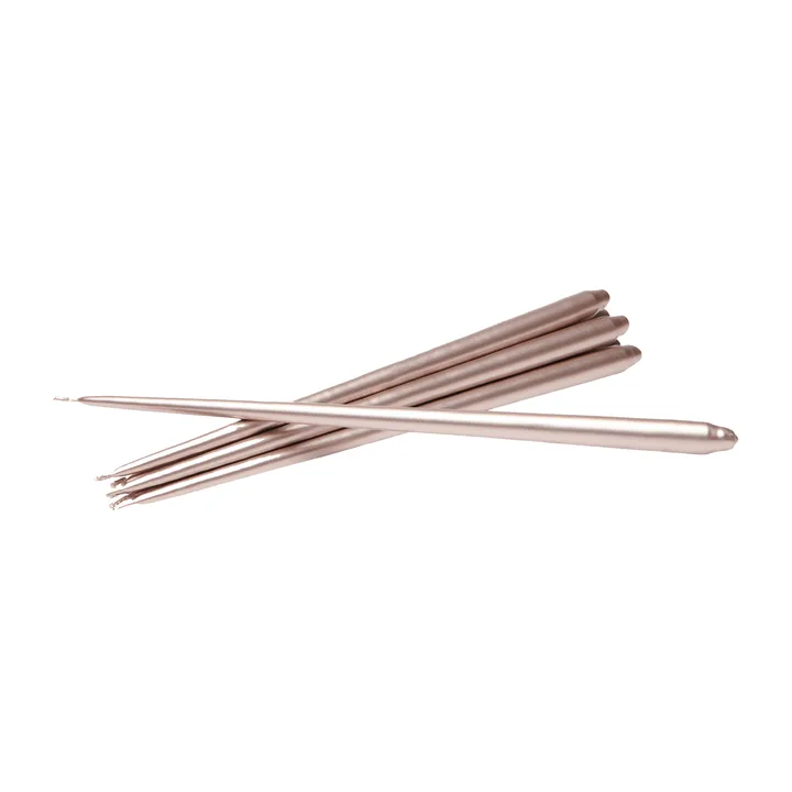 STOFF Nagel kynttilä merkiltä ester & erik 6-pakkaus - Champagne - STOFF Nagel