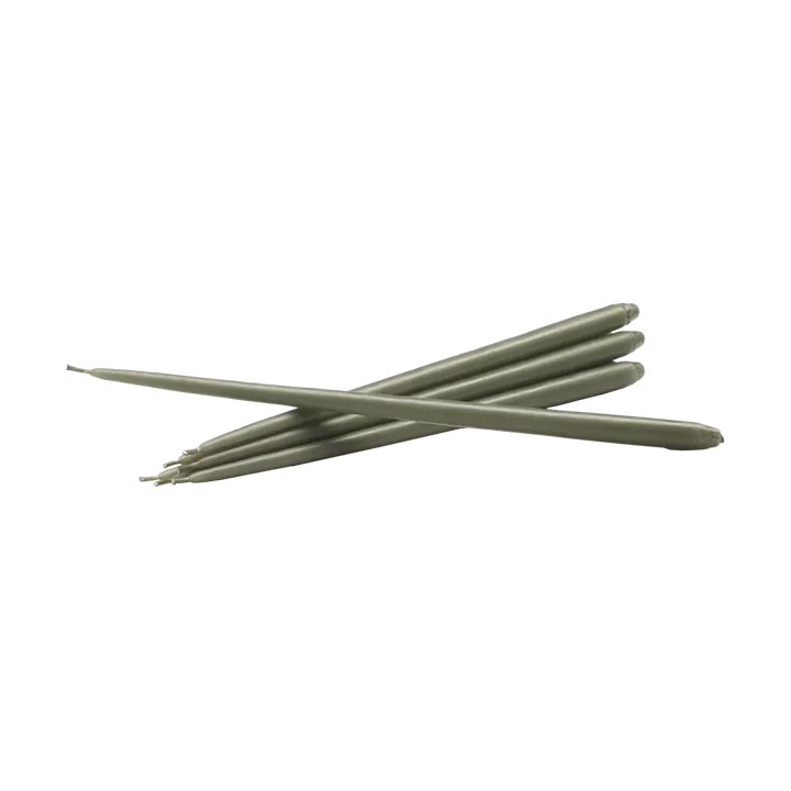 STOFF Nagel kynttilä merkiltä ester & erik 6-pakkaus - Dusty green - STOFF Nagel