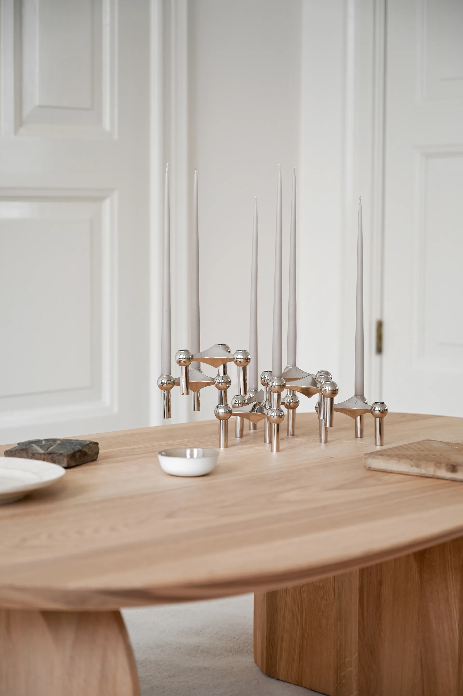 STOFF Nagel kynttilä merkiltä ester & erik 6-pakkaus, Sand STOFF Nagel