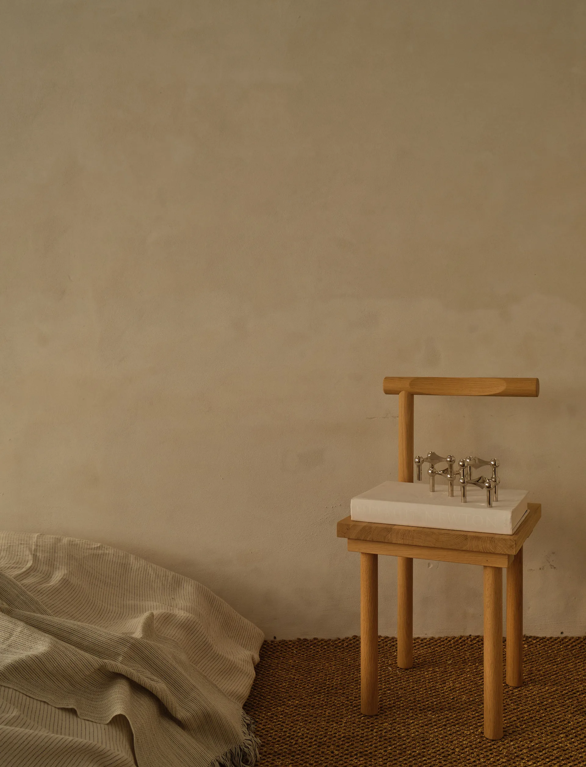 STOFF Nagel kynttilänjalka 3-pakkaus, kromi STOFF Nagel