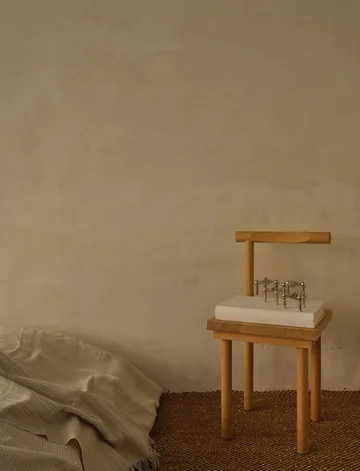 STOFF Nagel kynttilänjalka 3-pakkaus - kromi - STOFF Nagel