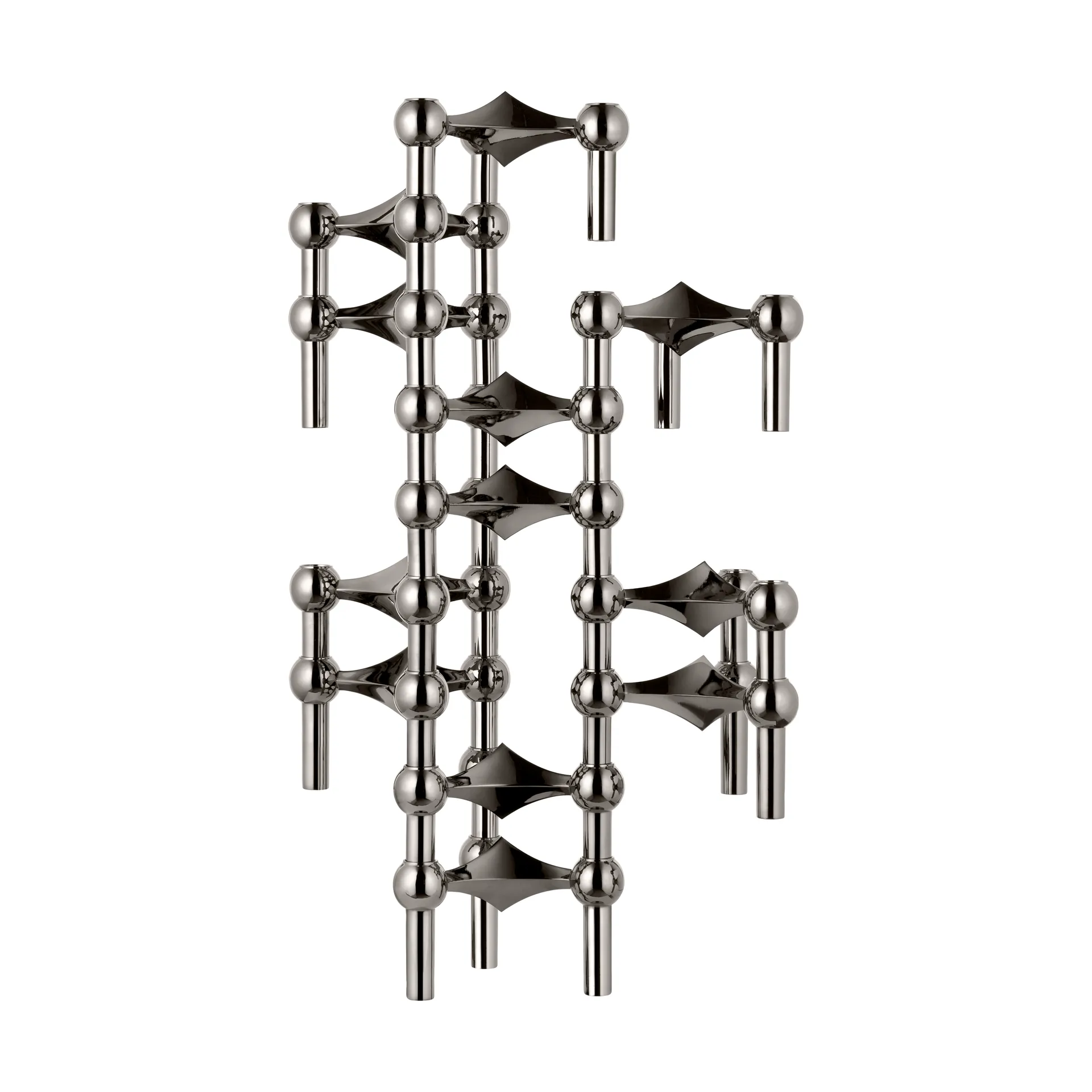 STOFF Nagel kynttilänjalka 3-pakkaus, Musta kromi STOFF Nagel