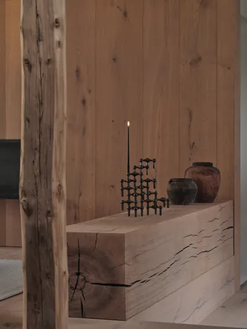 STOFF Nagel kynttilänjalka 3-pakkaus - Musta kromi - STOFF Nagel