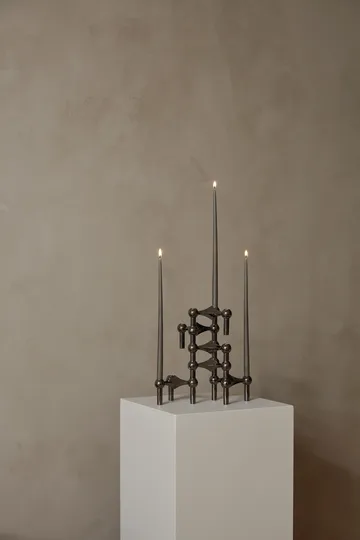 STOFF Nagel kynttilänjalka 3-pakkaus - Musta kromi - STOFF Nagel