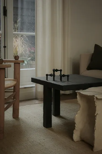 STOFF Nagel kynttilänjalka 3-pakkaus - musta - STOFF Nagel