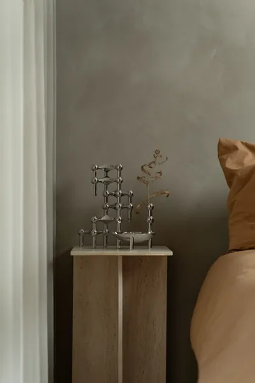 STOFF Nagel kynttilänjalka + kynttilät 12-pakkaus - STOFF Nagel