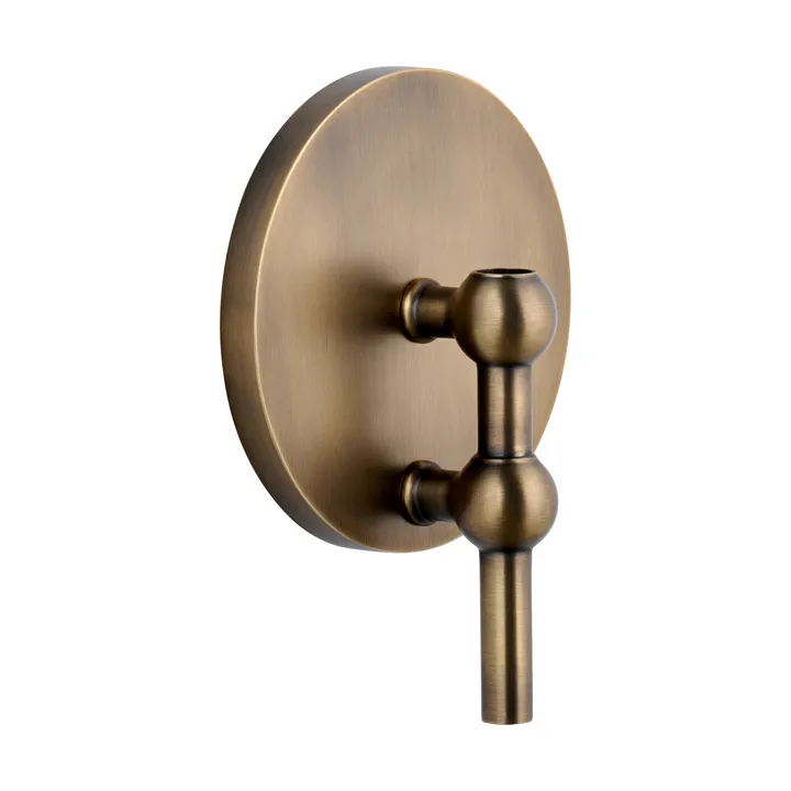 STOFF Nagel kynttilänjalka seinä - Bronzed brass. - STOFF Nagel