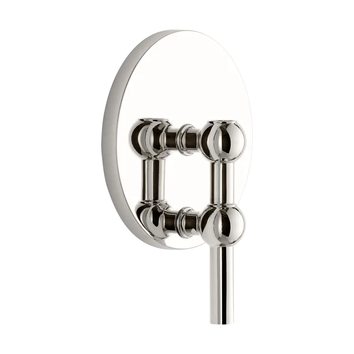 STOFF Nagel kynttilänjalka seinälle - Chrome - STOFF Nagel