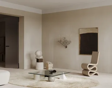 STOFF Nagel kynttilänjalka seinälle - Chrome - STOFF Nagel