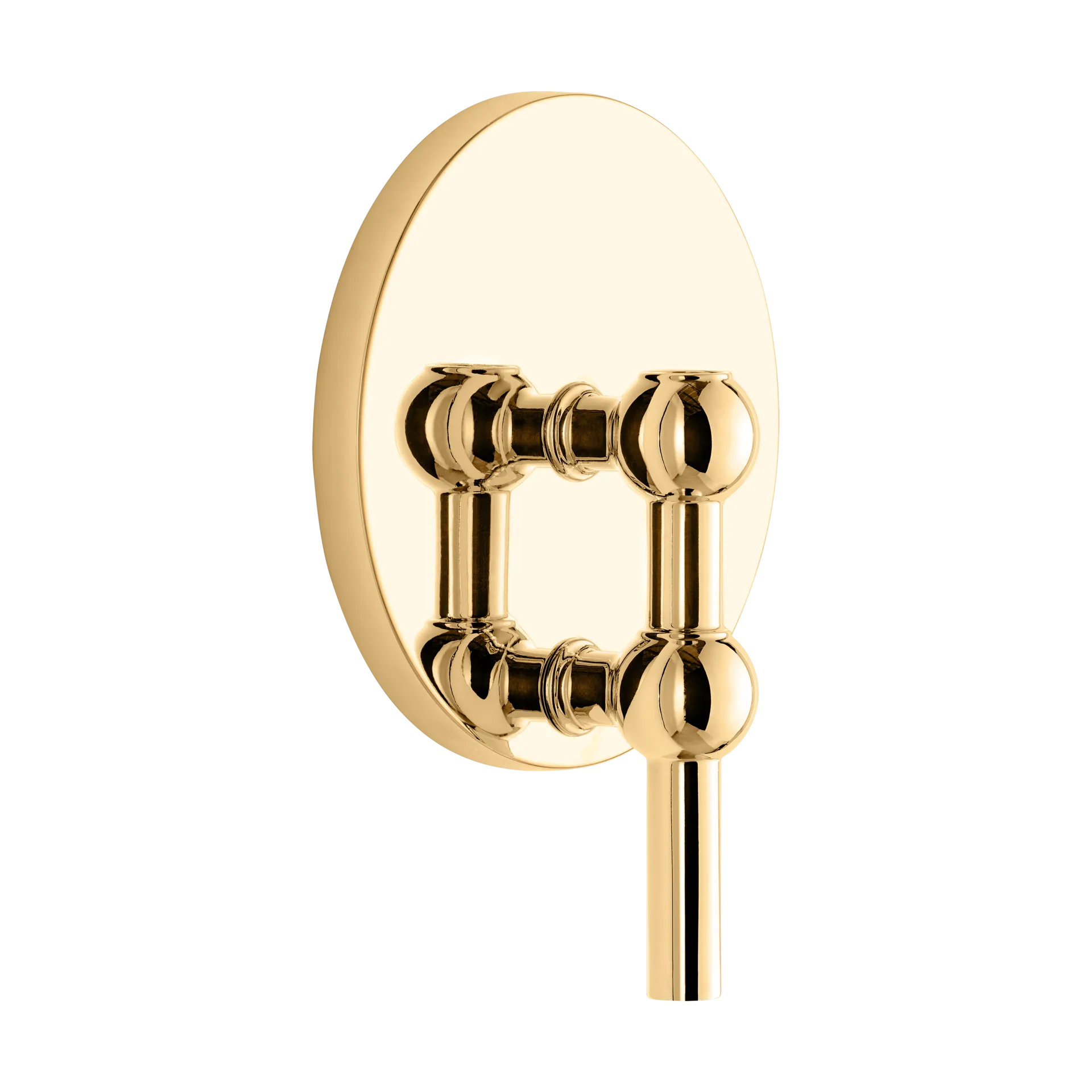 STOFF Nagel kynttilänjalka seinälle, Messinki STOFF Nagel