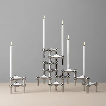 STOFF Nagel LED-kynttilä by Uyuni Lighting, 2-pakkaus - Valkoinen - STOFF Nagel