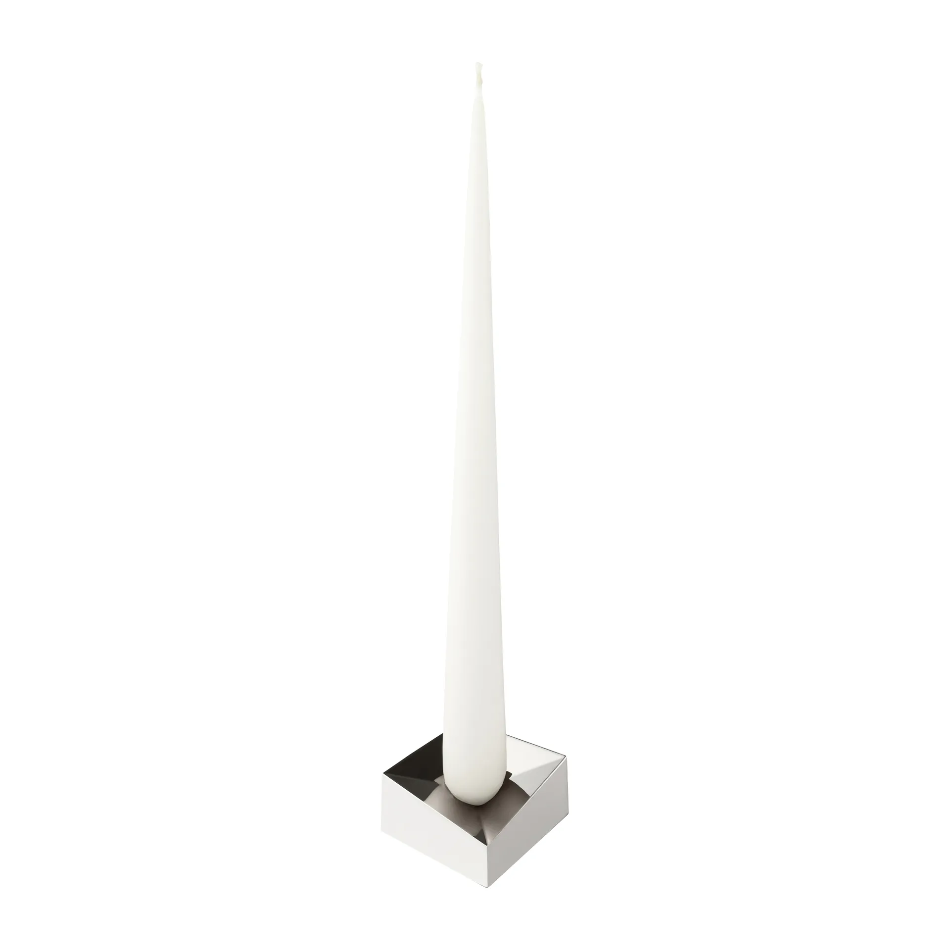 STOFF Nagel reflect -kynttilänjalka large 3,2 cm, Kromi STOFF Nagel