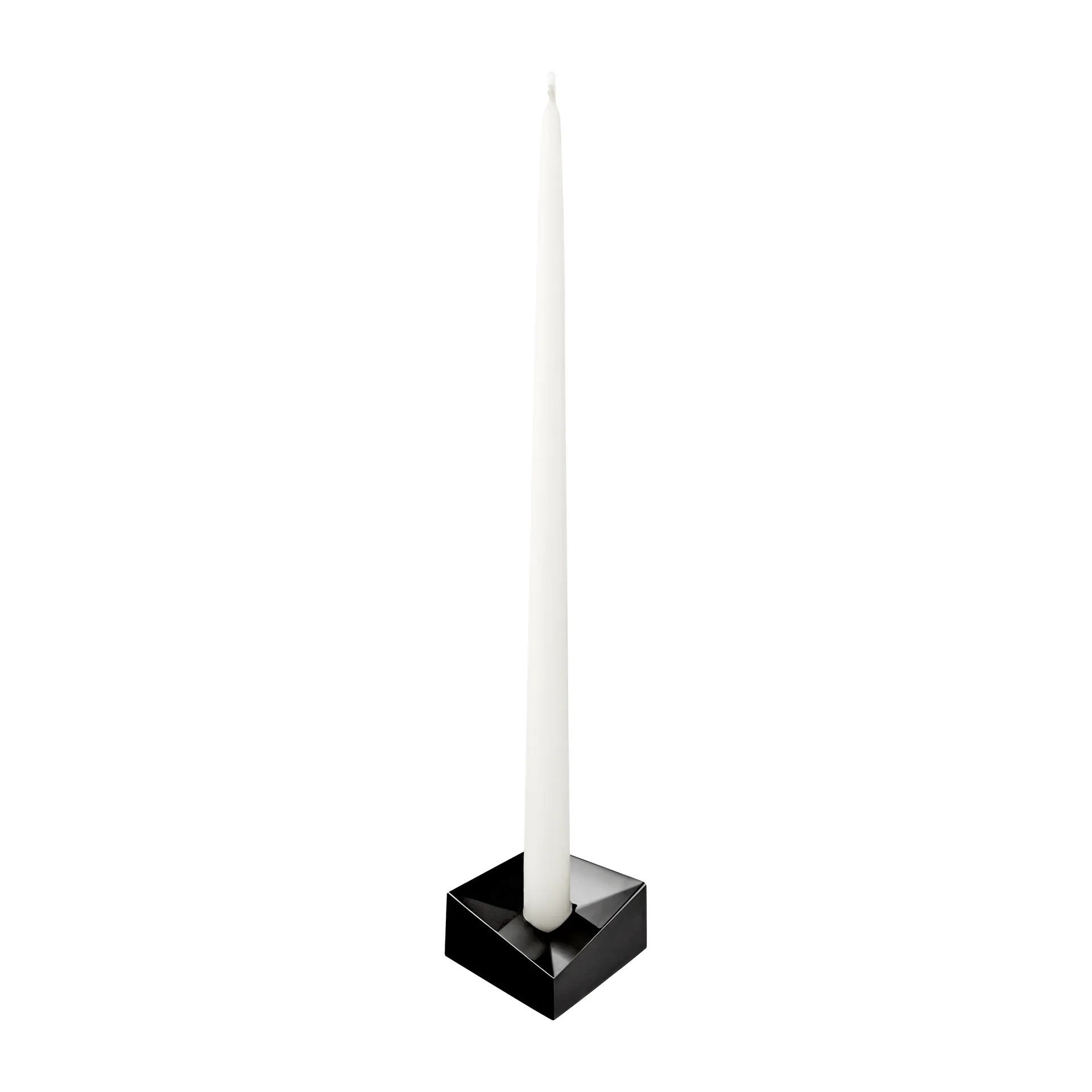 STOFF Nagel reflect -kynttilänjalka small 2,7 cm, Musta kromi STOFF Nagel