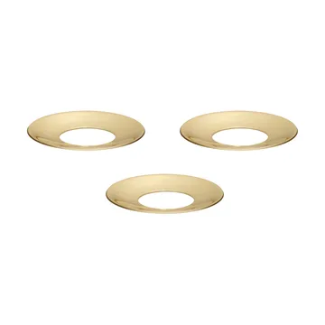 STOFF Naulavalaisin vaalea hihna 3-pack - Kiinteä messinki - STOFF Nagel