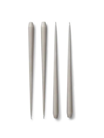 STOFF antiikkikynttilä by ester & erik suuri 4-pack - Hiekka - STOFF