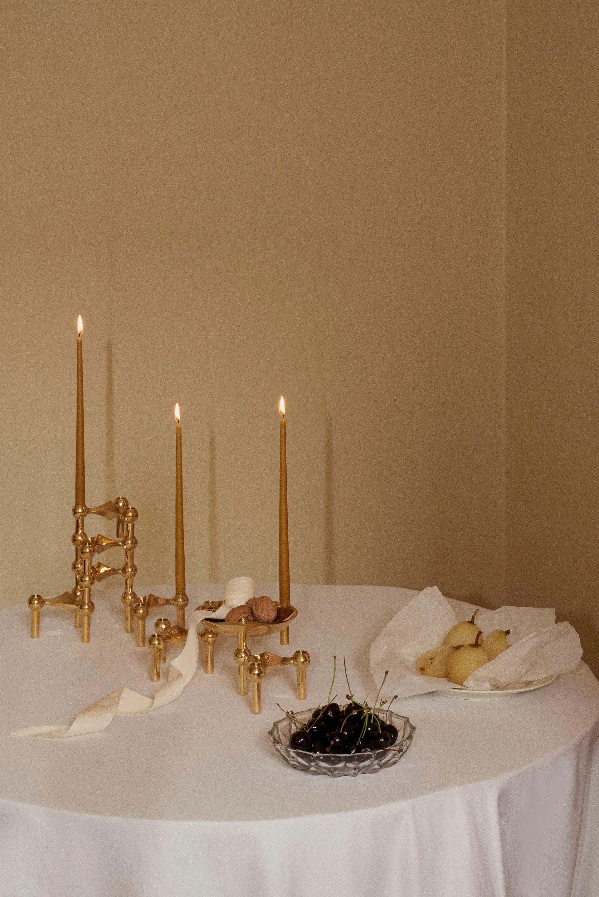 STOFF kynttilä merkiltä ester & erik 6-pakkaus, Amber STOFF