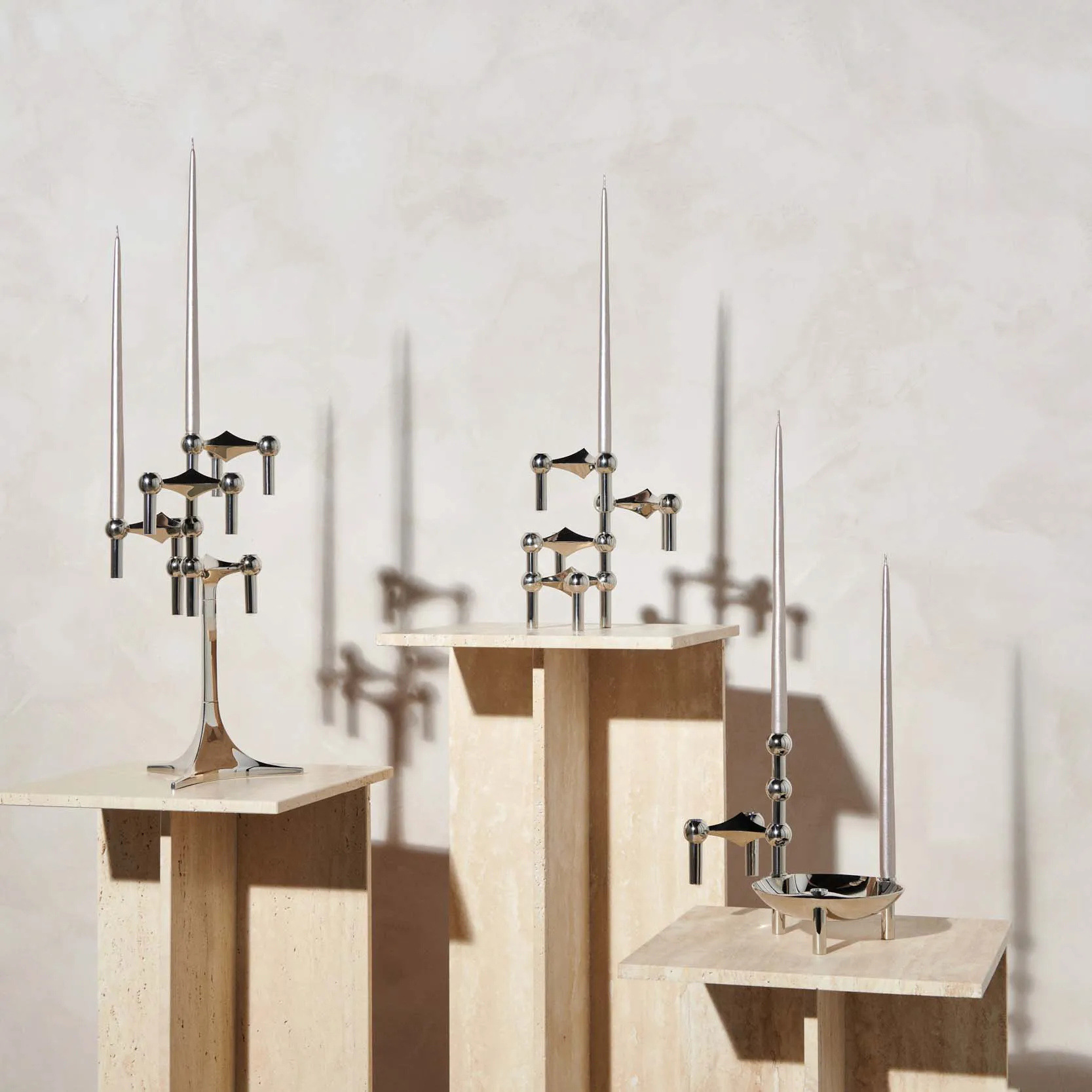 STOFF kynttilä merkiltä ester & erik 6-pakkaus, Champagne STOFF