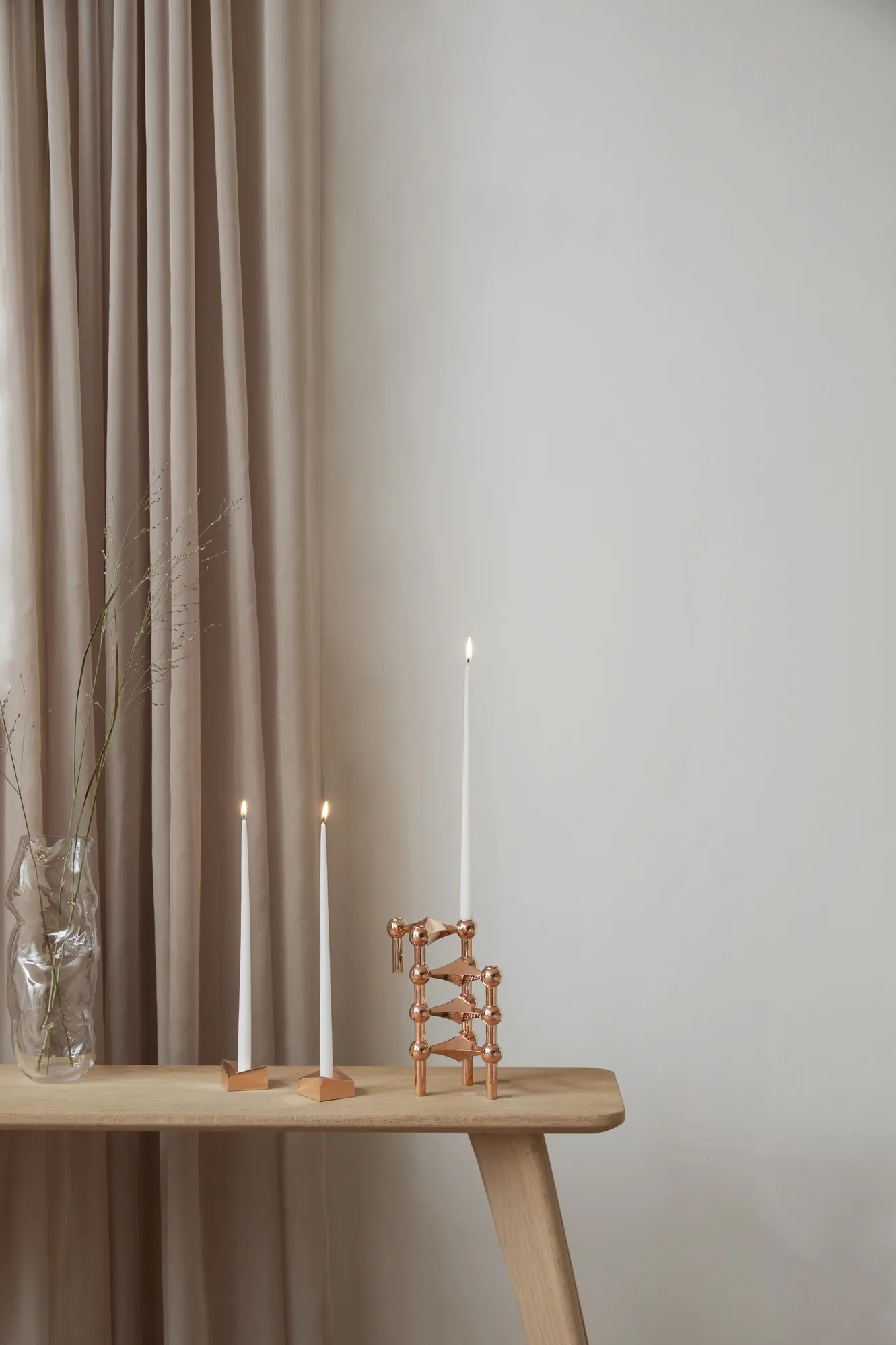 STOFF kynttilä merkiltä ester & erik 6-pakkaus, White STOFF