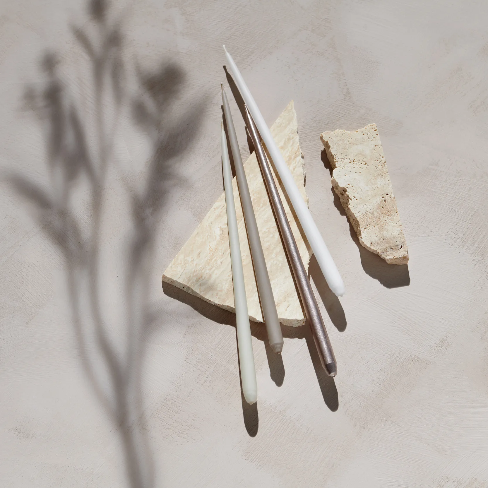 STOFF kynttilä merkiltä ester & erik 6-pakkaus, White STOFF