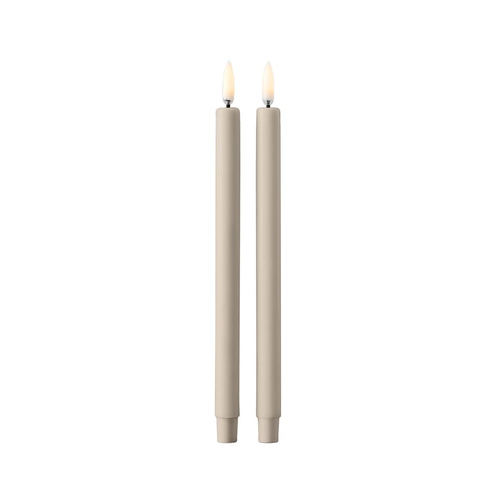 STOFF LED-kynttilä by Uyuni Lighting, 2-pakkaus - Sand - STOFF