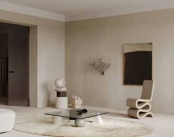 STOFF Nagel kynttilänjalka 2 osaa - Kromi - STOFF