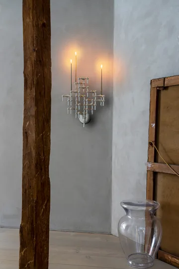 STOFF Nagel kynttilänjalka 2 osaa - Kromi - STOFF