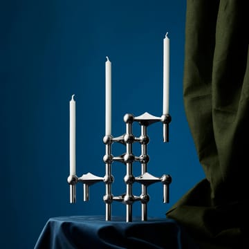 STOFF Nagel kynttilänjalka 3-pakkaus - kromi - STOFF