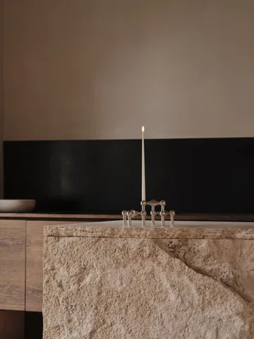 STOFF Nagel kynttilänjalka + kynttilät 12-pakkaus - undefined - STOFF