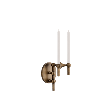 STOFF Nagel kynttilänjalka seinälle - Bronzed brass. - STOFF