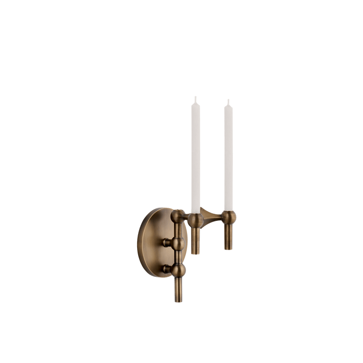 STOFF Nagel kynttilänjalka seinälle, Bronzed brass. STOFF