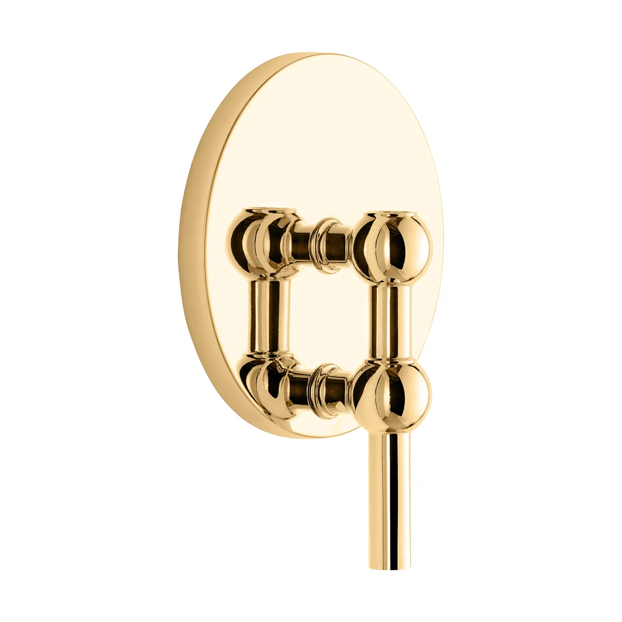 STOFF STOFF Nagel kynttilänjalka seinälle Messinki