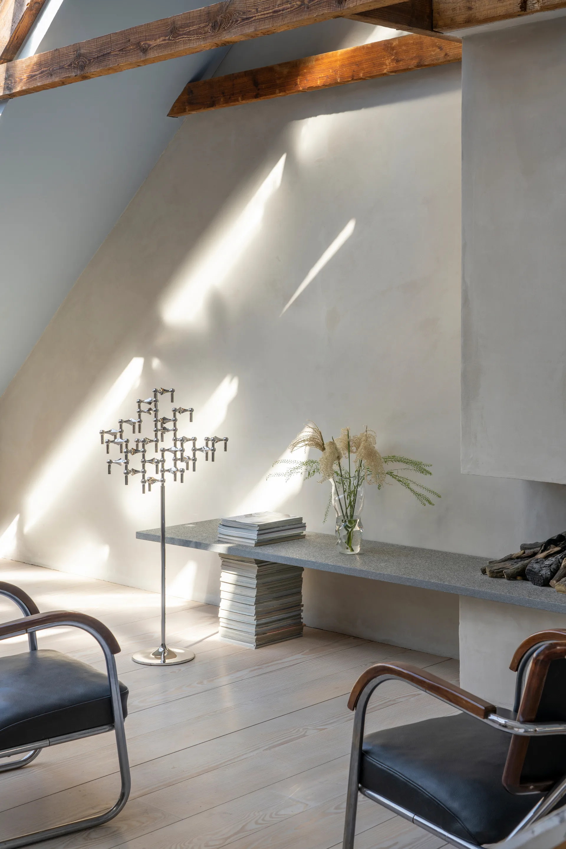 STOFF Nagel lattiateline 70 cm, Chrome STOFF