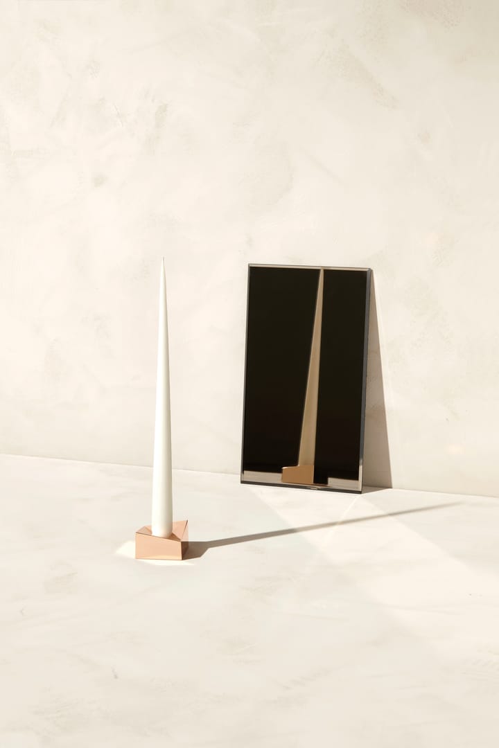 STOFF Nagel reflect -kynttilänjalka large 3,2 cm, Ruusukulta STOFF