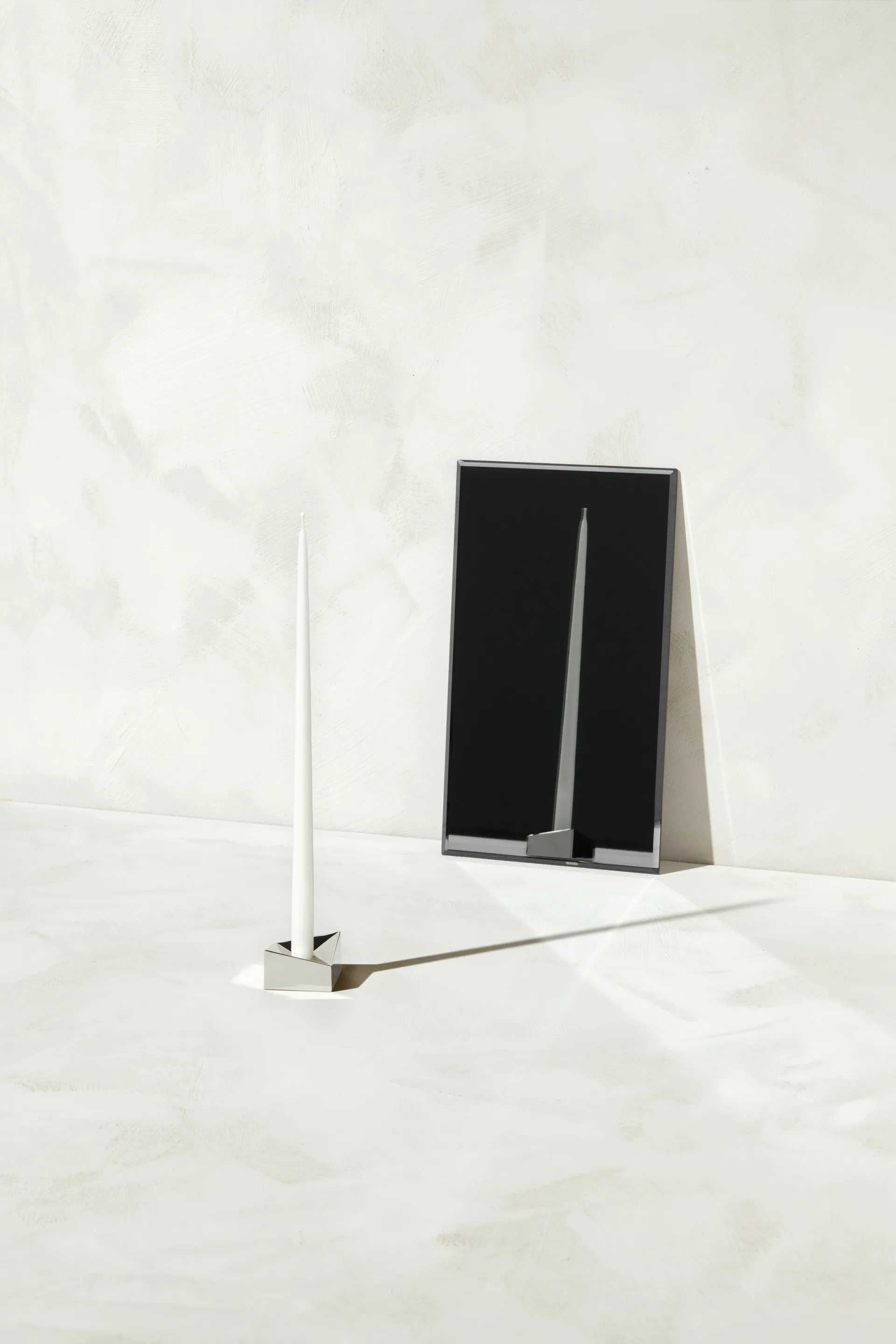 STOFF Nagel reflect -kynttilänjalka small 2,7 cm, Kromi STOFF