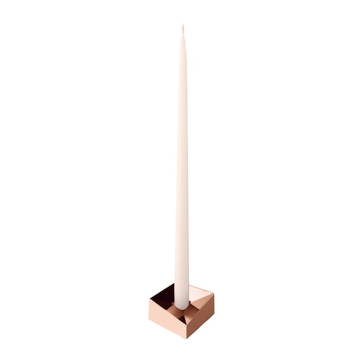 STOFF Nagel reflect -kynttilänjalka small 2,7 cm, Ruusukulta STOFF