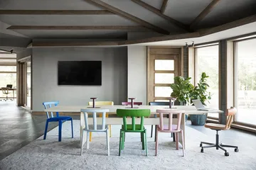 Alt pöytä 320x110 cm koivu. - Kevyt mattalakkaus - Stolab