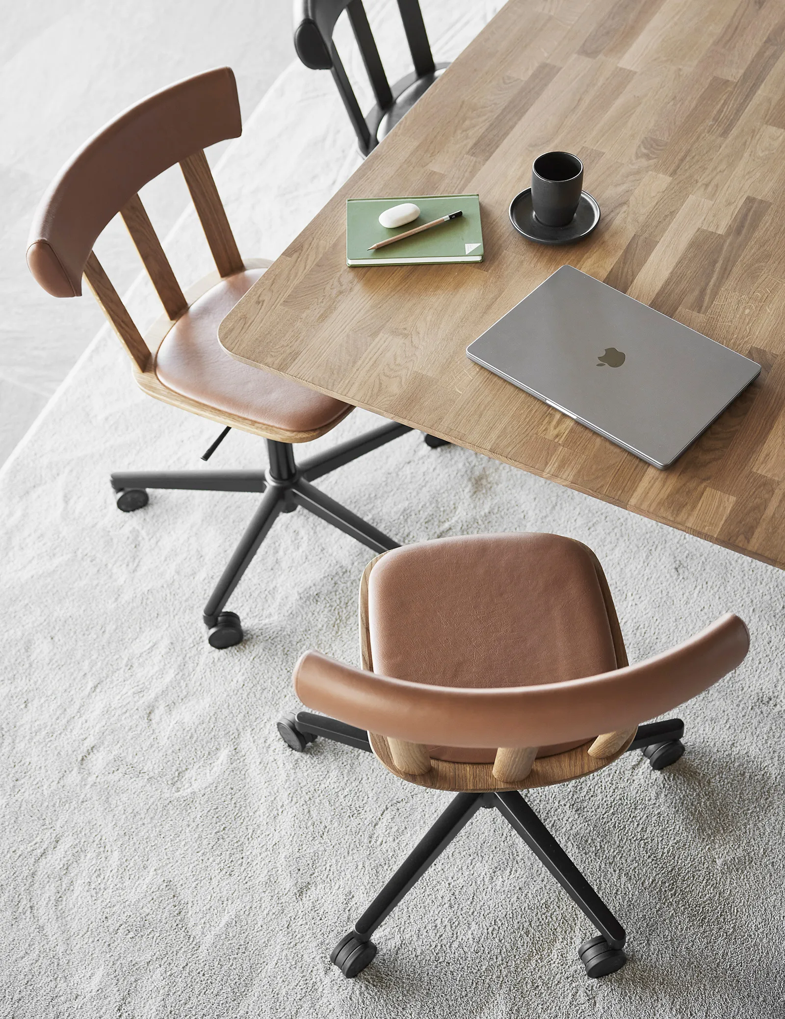 Alt pöytä 90x245 cm tammi, Naturell öljy Stolab