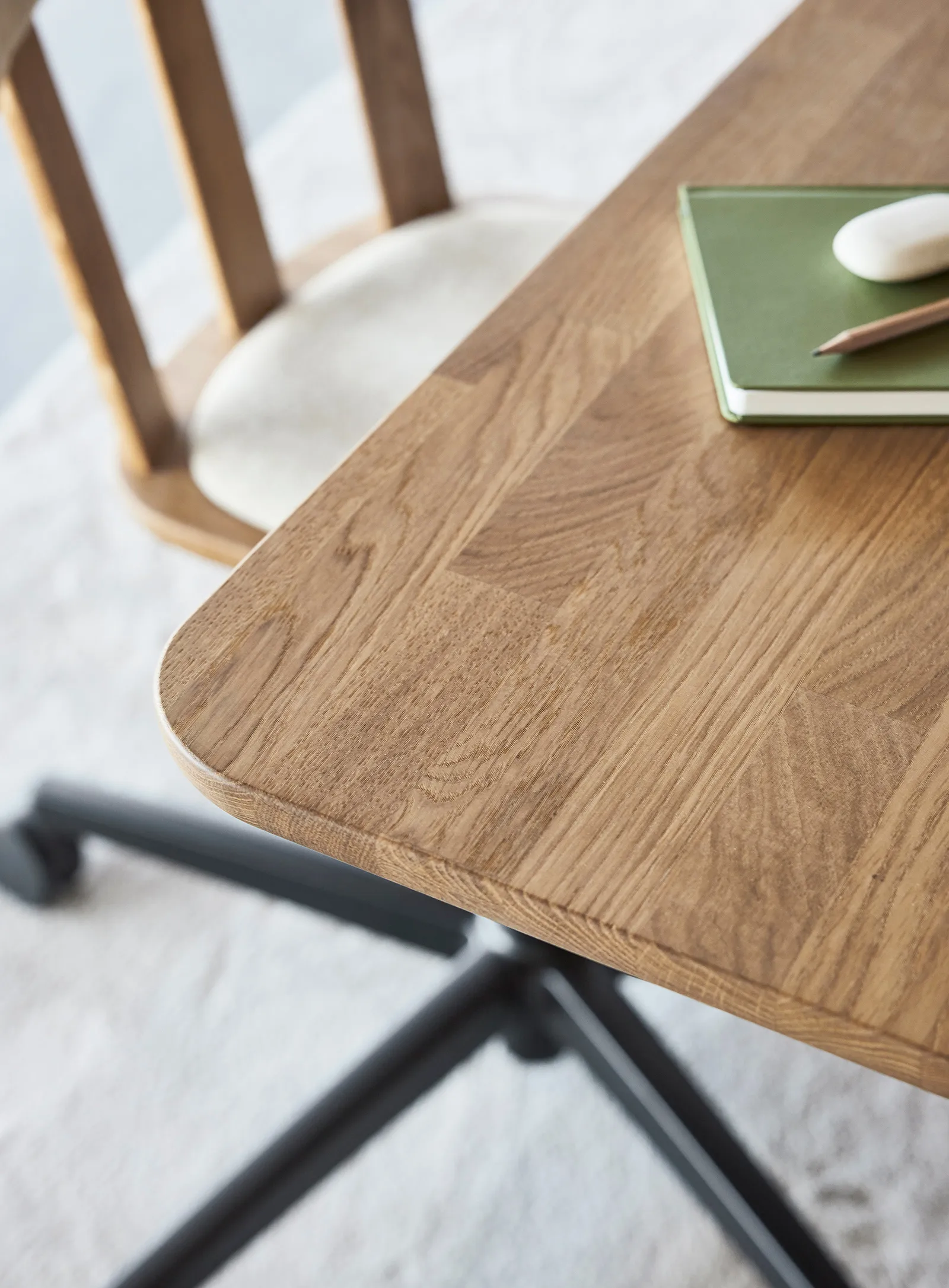 Alt pöytä 90x245 cm tammi, Naturell öljy Stolab