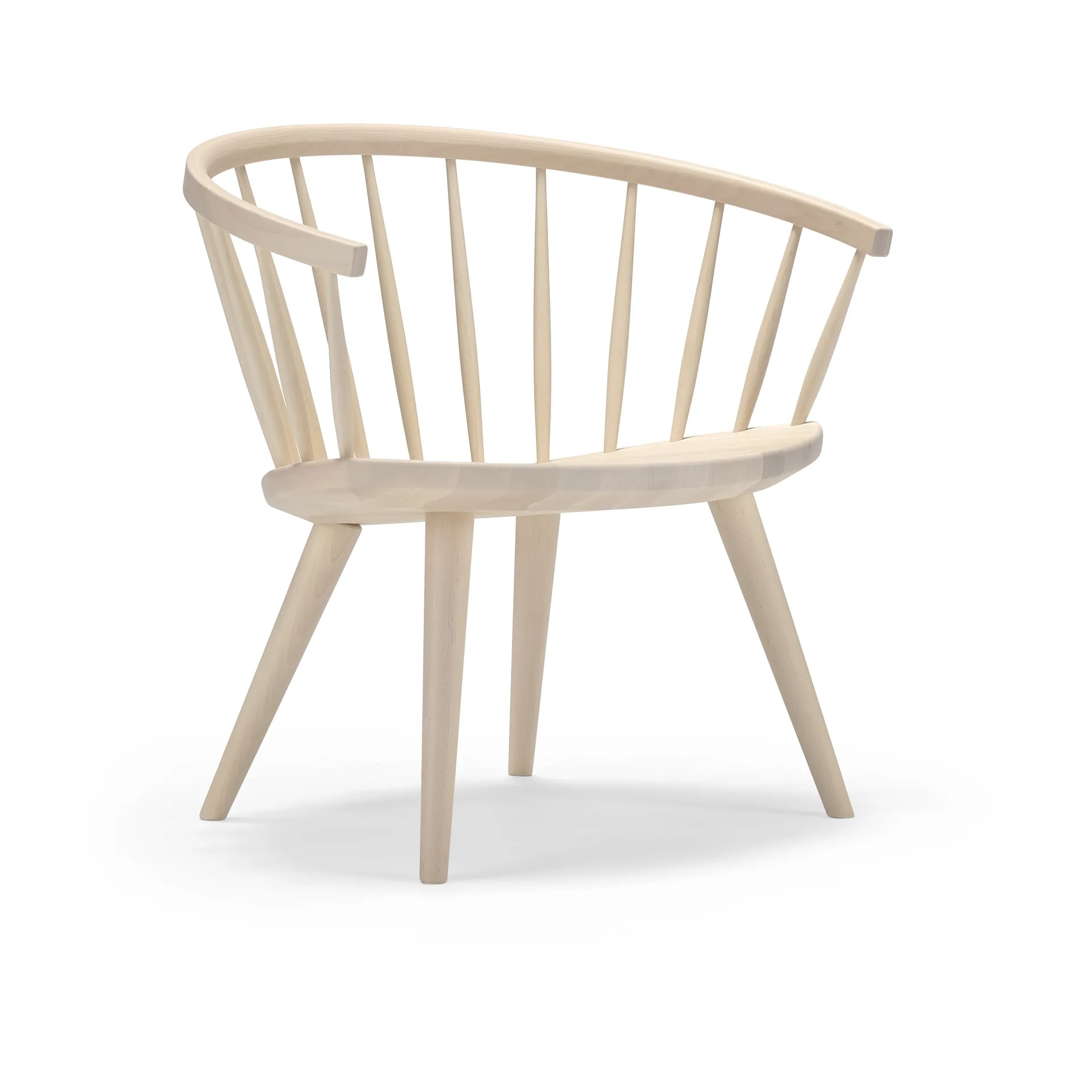 Arka loungetuoli koivu, Vaalea mattalakka Stolab