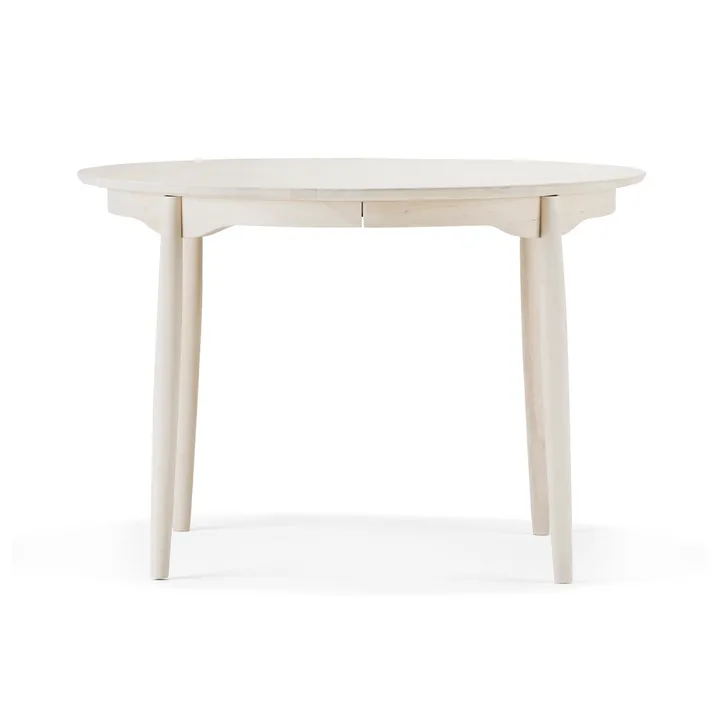 Carl jaettava ruokapöytä - Valkoöljytty koivu, Ø115 cm - Stolab
