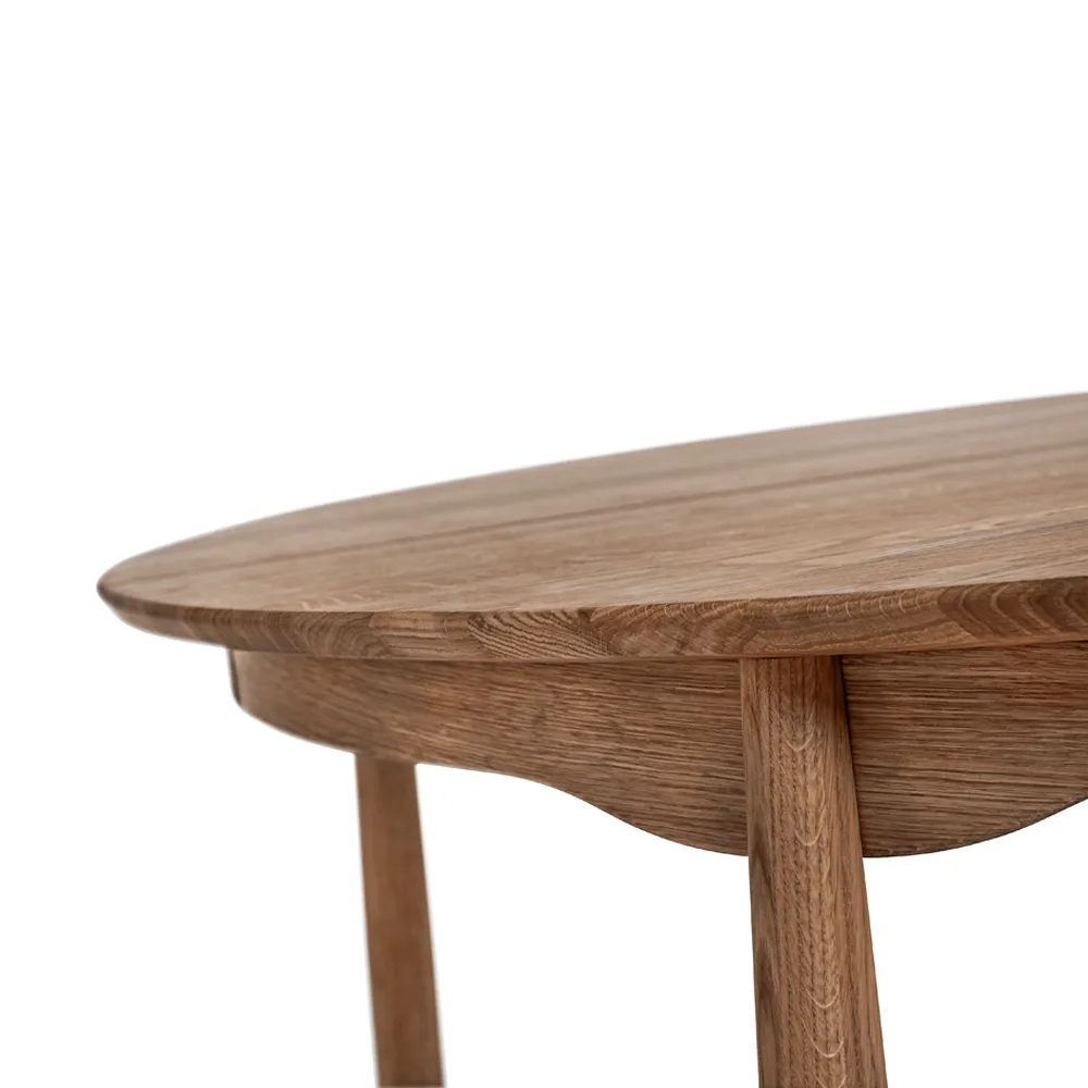 Carl ruokapöytä koivu, Valkoinen 21 peittävä, kiinteä levy Stolab