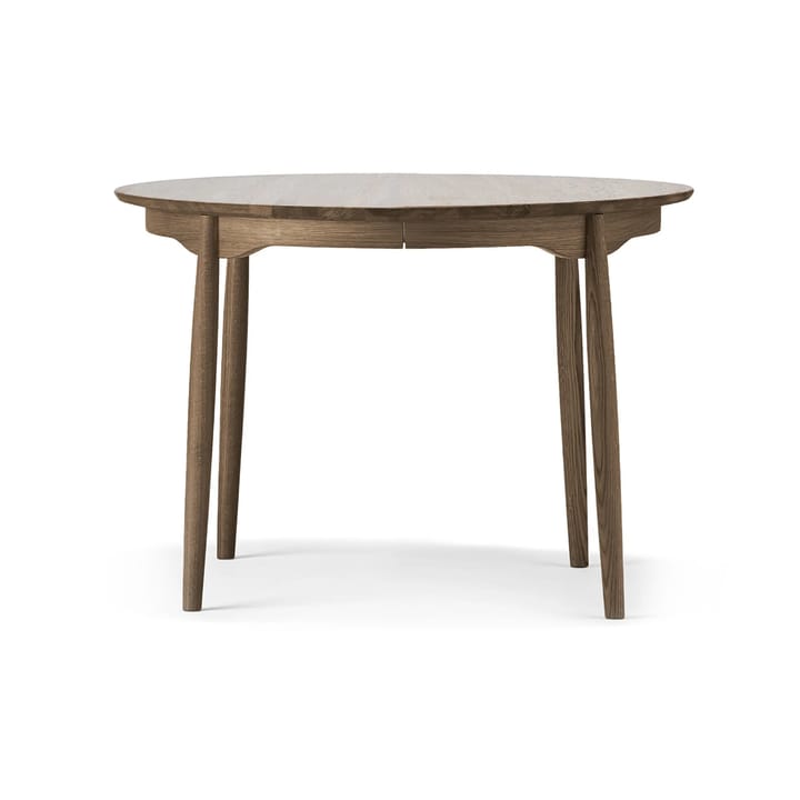 Carl ruokapöytä, tammi - Smoked oak Ø115, jatkettava - Stolab