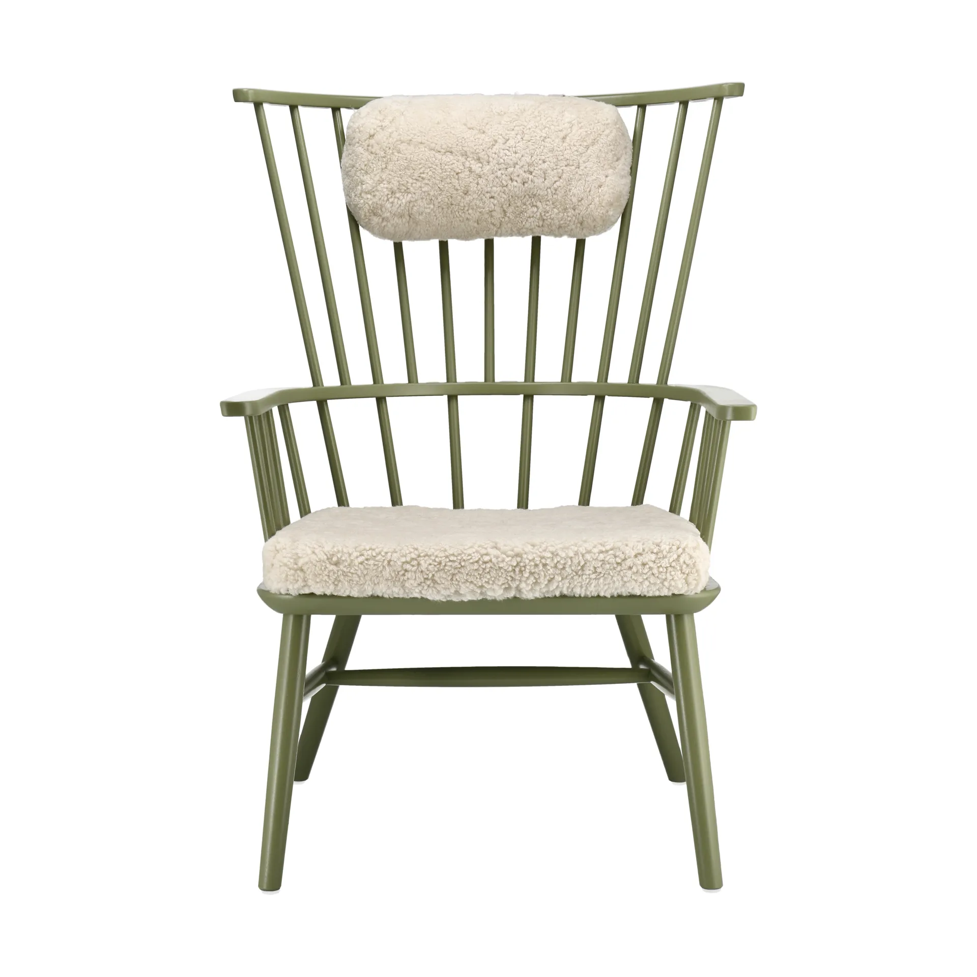 Henriette nojatuoli tyyny&niskatyyny Oliivinvihreä-Moonlight Stolab