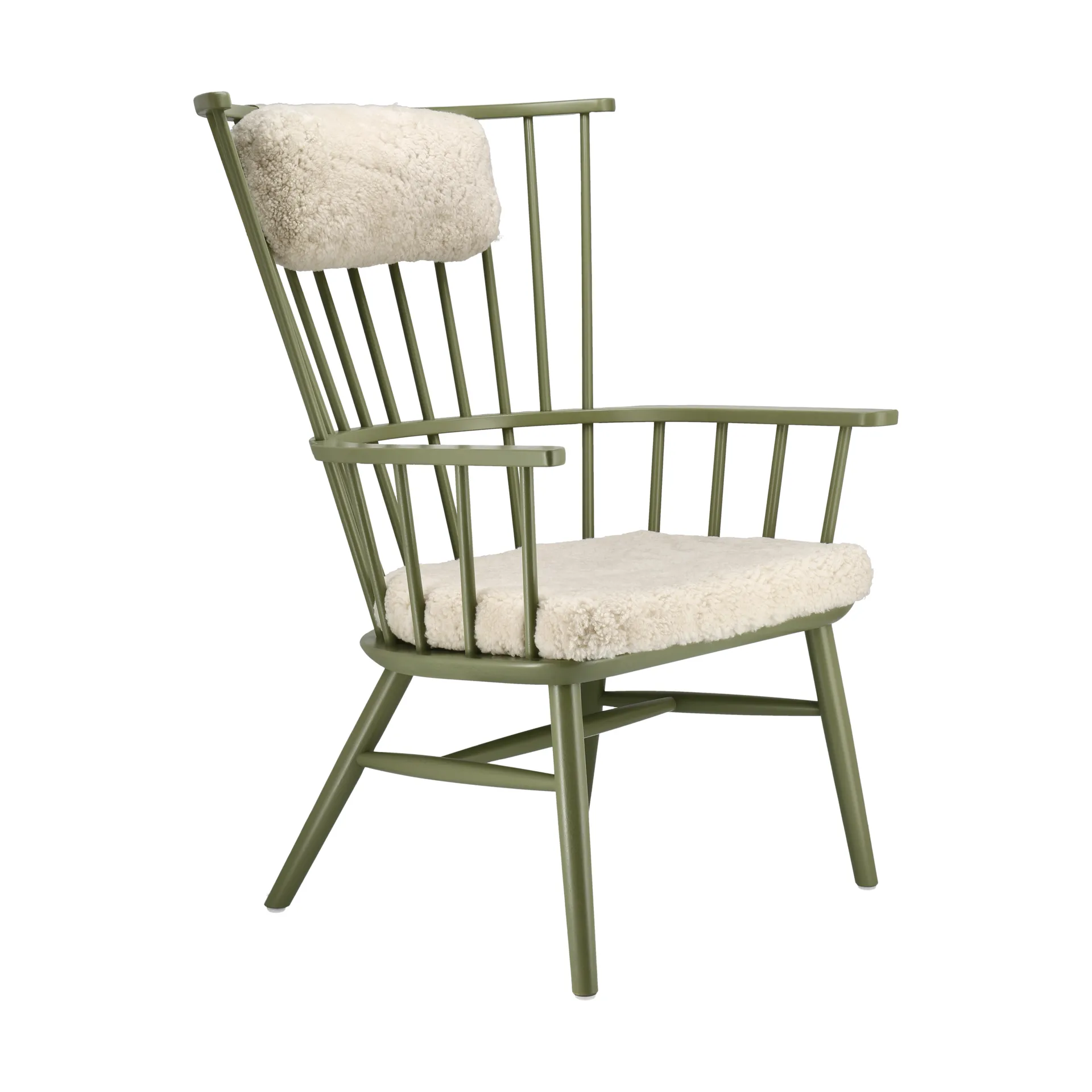 Henriette nojatuoli tyyny&niskatyyny Oliivinvihreä-Moonlight Stolab