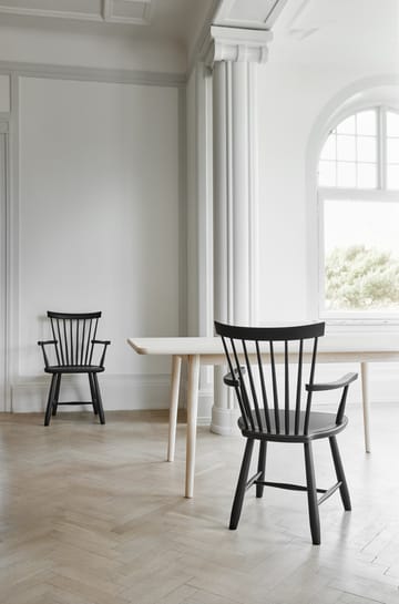 Lilla Åland käsinojallinen tuoli tammi - Musta - Stolab