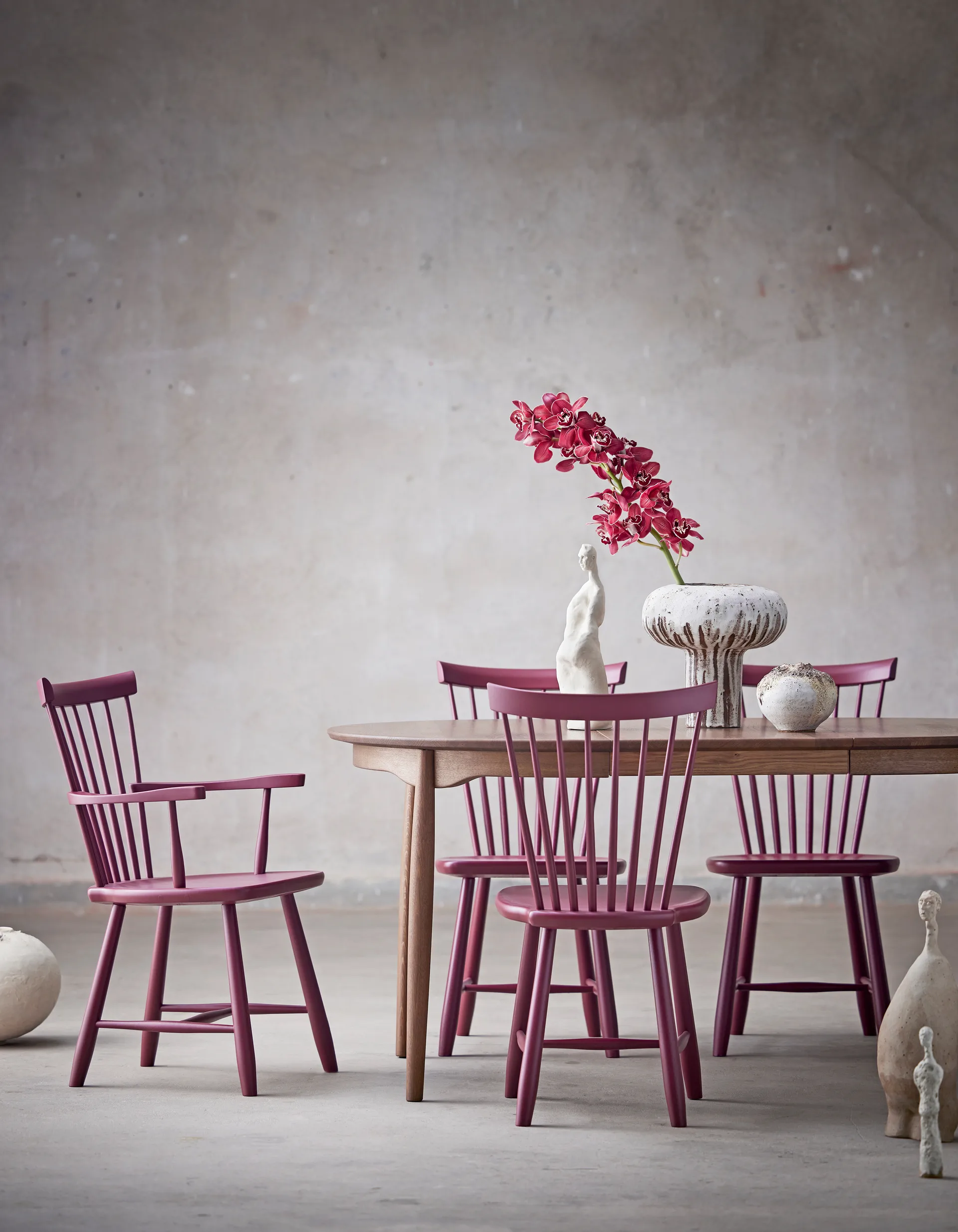 Lilla Åland tuoli koivu, Puolukka 19 Stolab