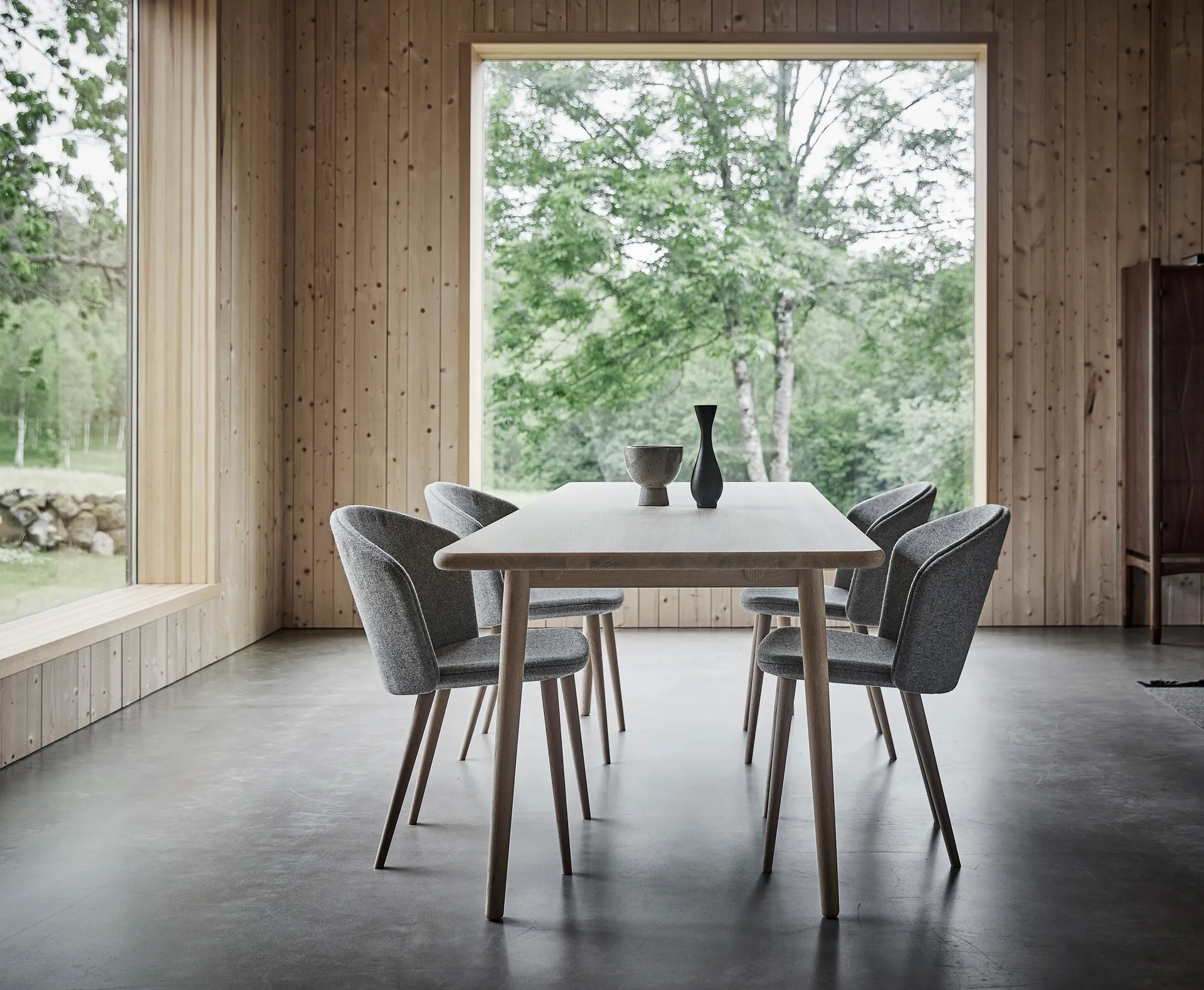 Miss Holly -pöytä 235 x 100 cm, Koivu valkoöljy Stolab