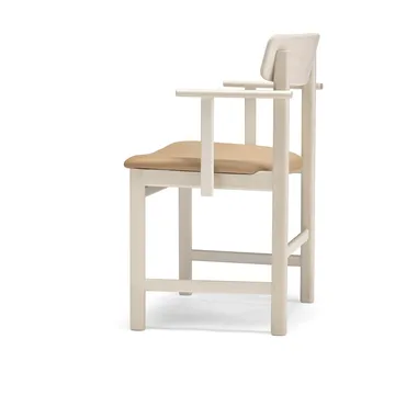 Pal käsinojallinen tuoli - Koivu vaalea mattalakka-Elmosoft 22030 - Stolab