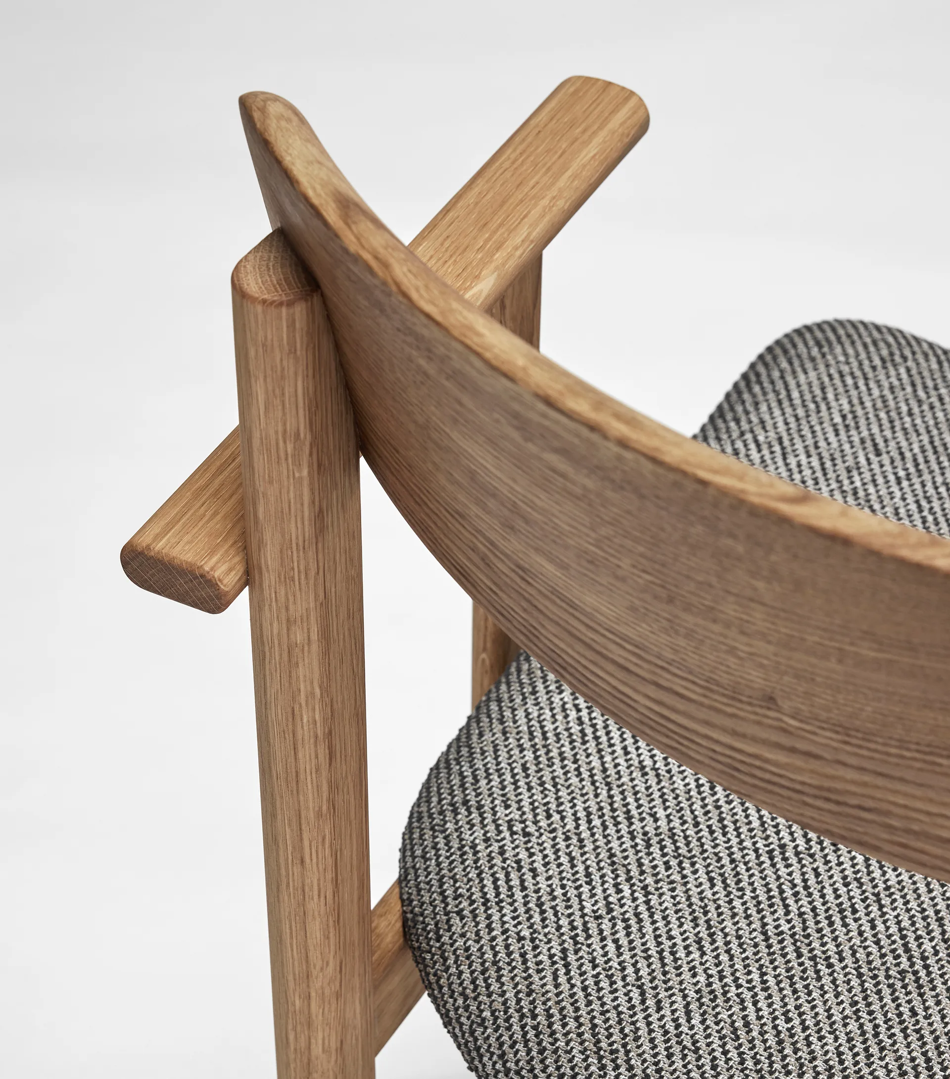 Pal käsinojallinen tuoli, Tammi luonnollinen öljy-Tornado V3576 Stolab